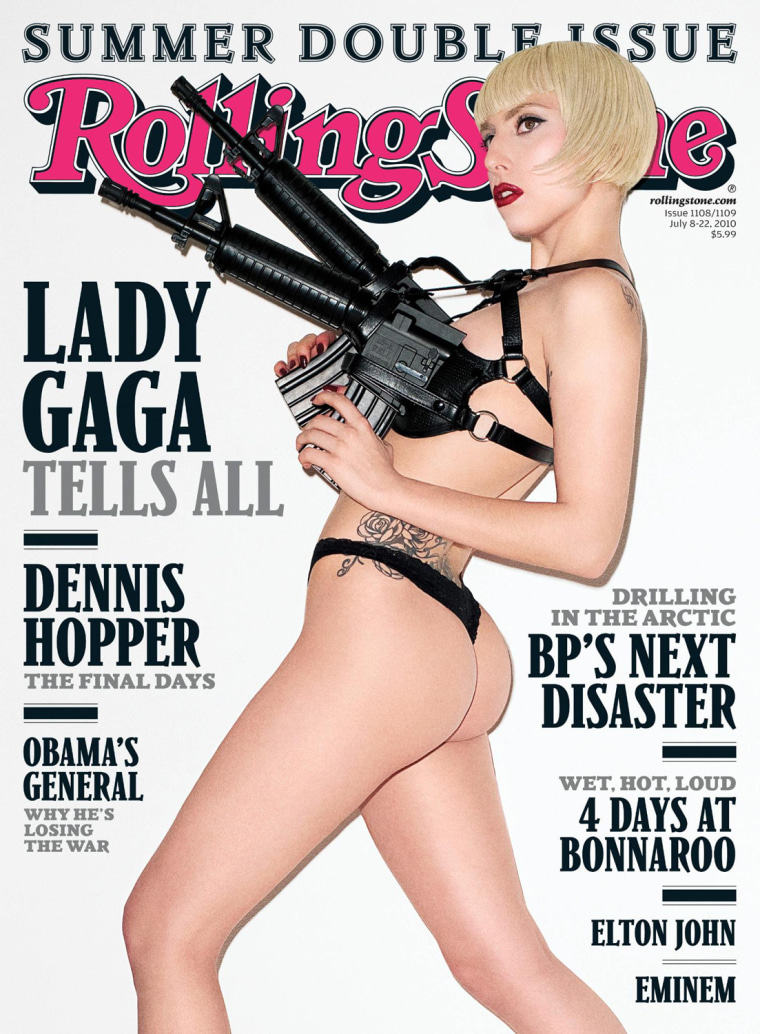 Image: Lady Gaga on the cover of Rolling Stone magazine